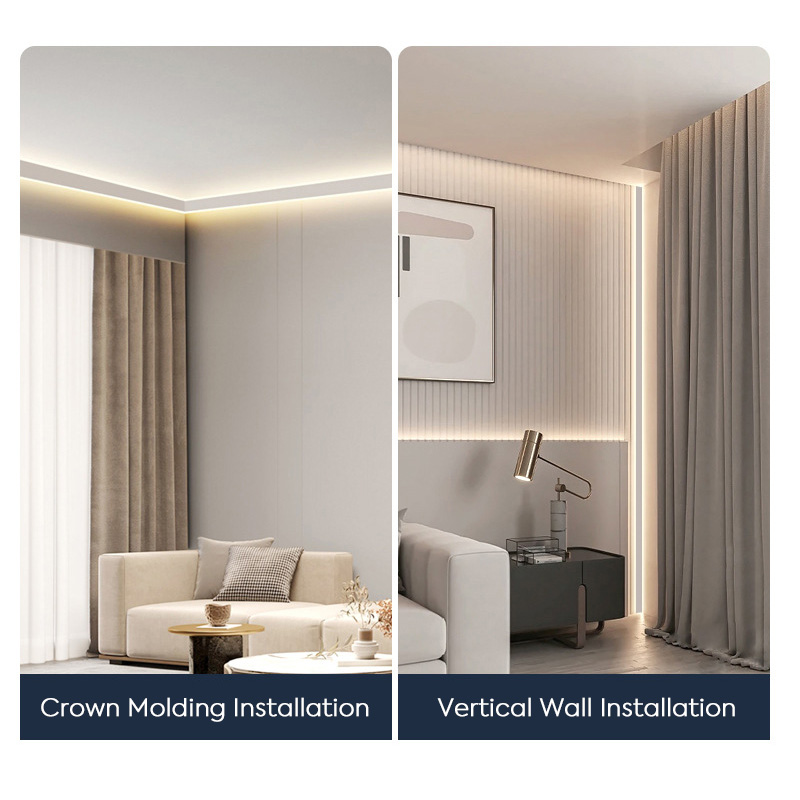 Indirect Lighting Crown Molding Corner Pieces For LED Strip Lights Indirect Lighting Crown Molding Corner Pieces For LED Strip Lights